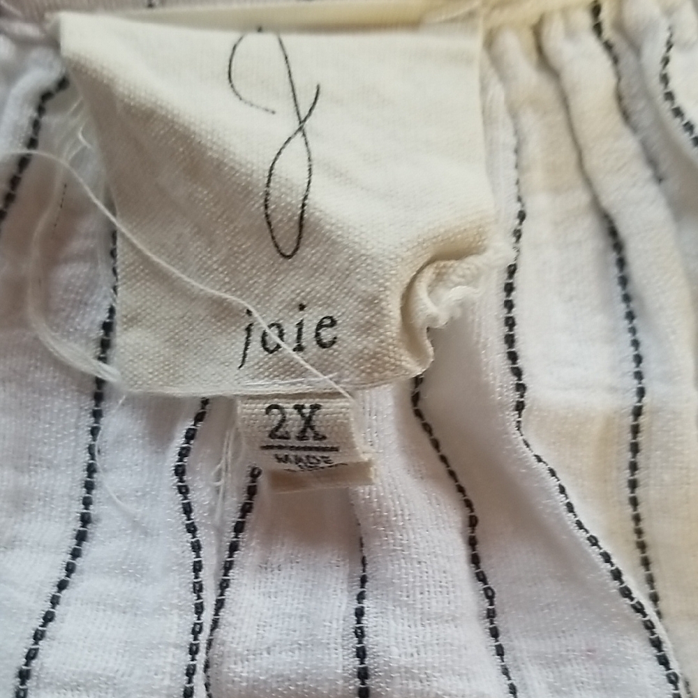 Zara White and Black Striped Blouse - Picture 5 of 5